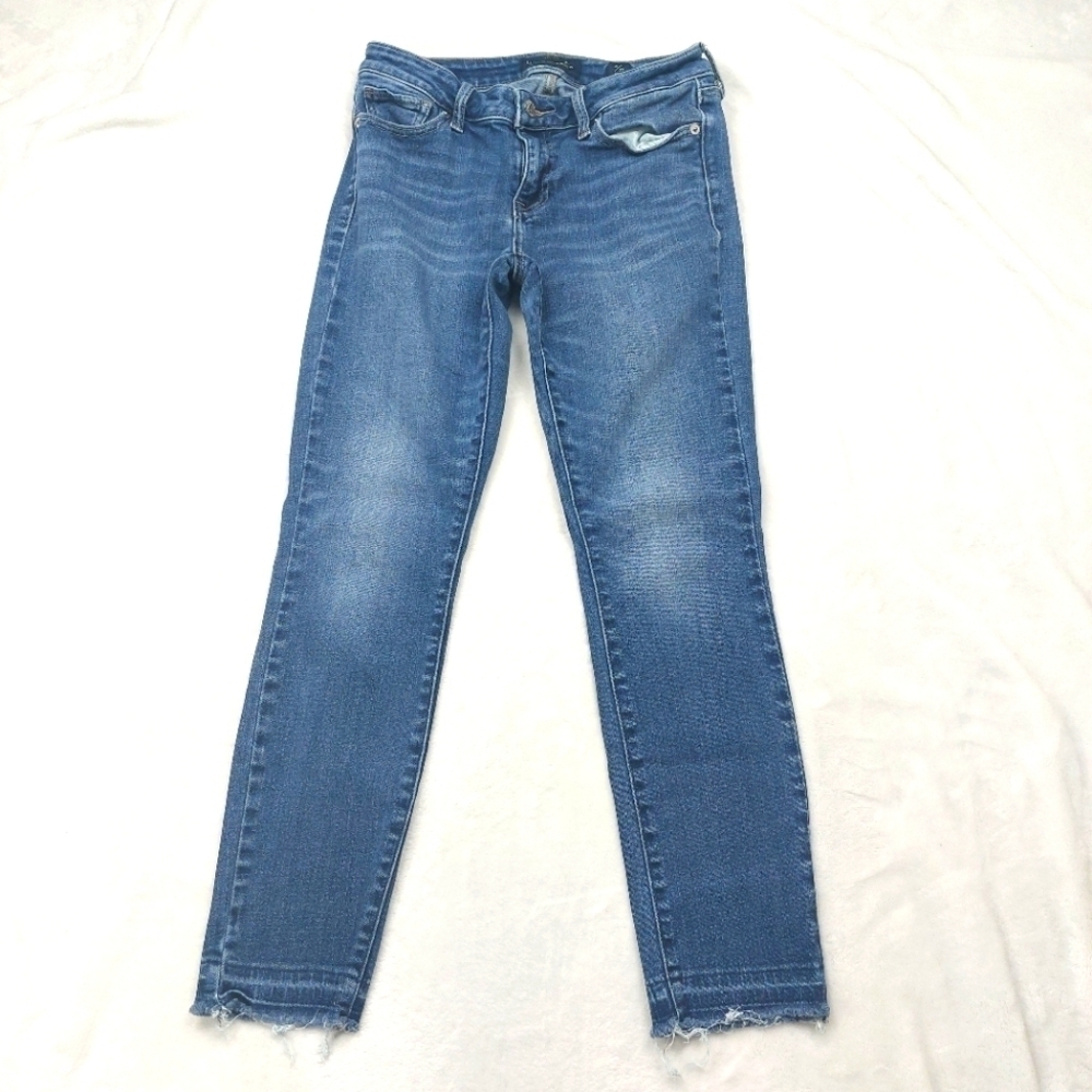 LUCKY BRAND WOMEN'S BLUE CHEVILLE LOLITA SKINNY ANKLE JEANS SIZE 4/27 *SEE NOTES